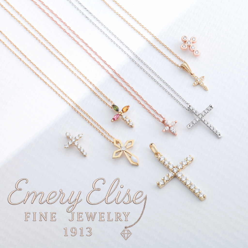 Cross Necklaces in Gold, Platinum & Sterling Silver | Christian Jewelry Meaning & Scripture