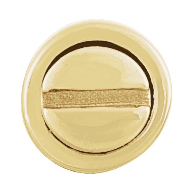 14K Yellow Gold-Plated Sterling Silver Ash Holder Cylinder Bar Pendant