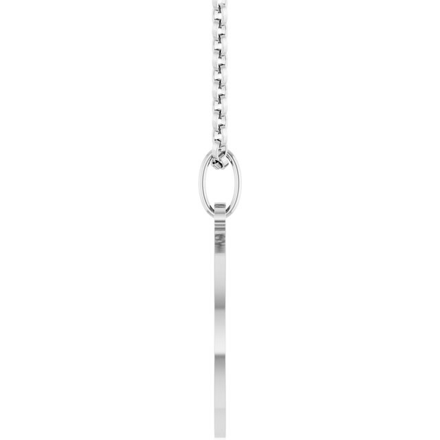 Sterling Silver Star of David 18" Necklace