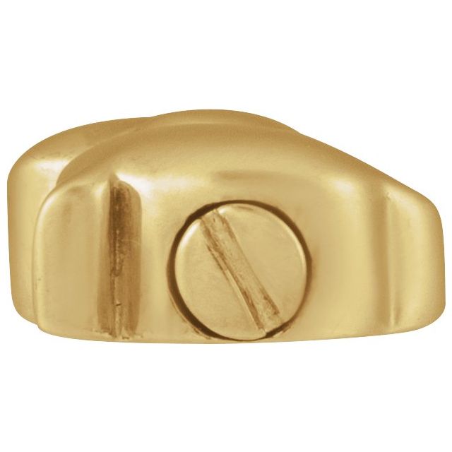 14K Yellow Gold-Plated Sterling Silver Dog Ash Holder Pendant