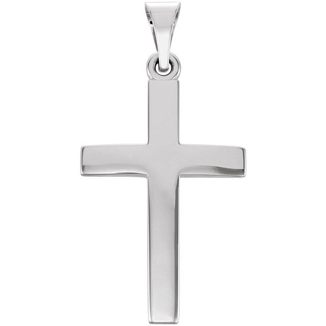 Platinum Cross Pendant