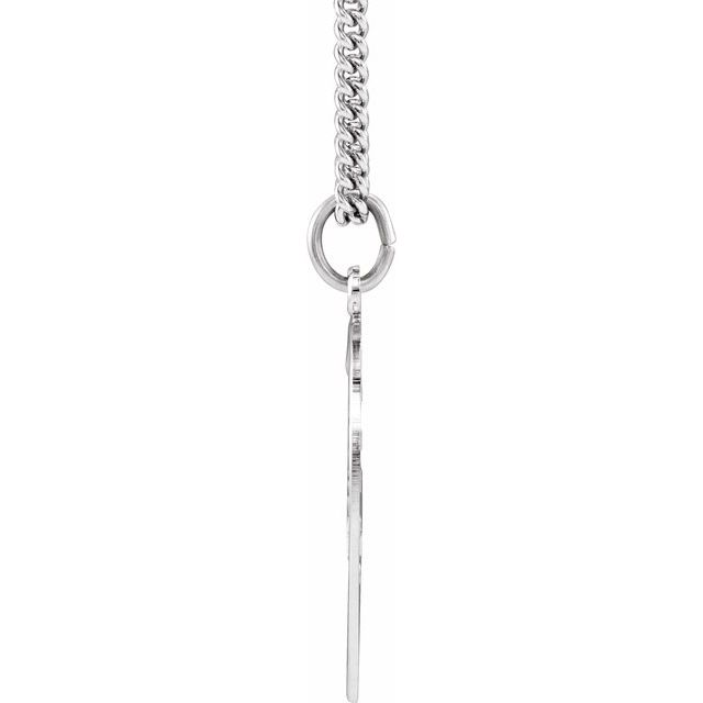 Sterling Silver Miz Pah 24" Necklace