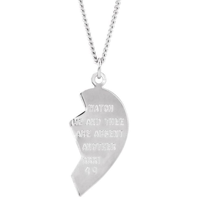 Sterling Silver Miz Pah 24" Necklace