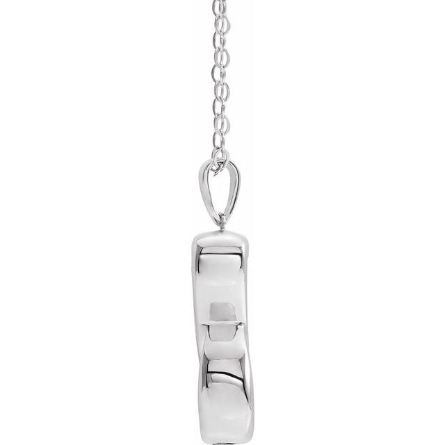 Sterling Silver Infinite Love Ash Holder 18" Necklace