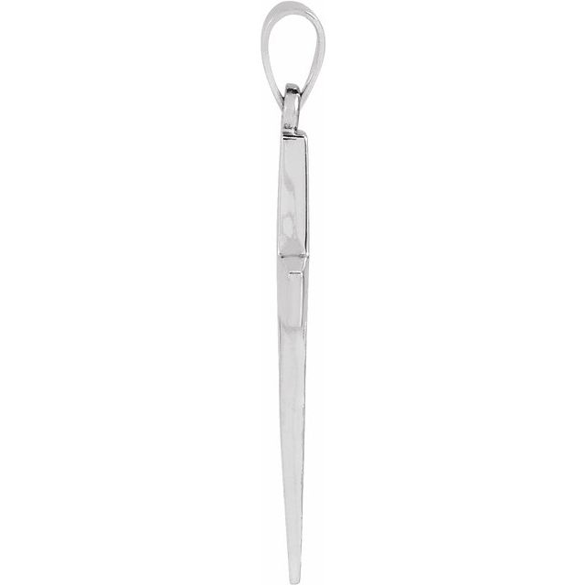 Platinum Cross Pendant