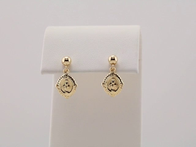 14K Yellow Miraculous Earrings