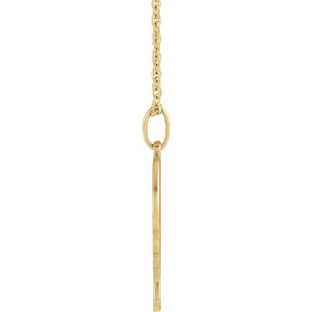 14K Yellow Angel 16-18" Necklace