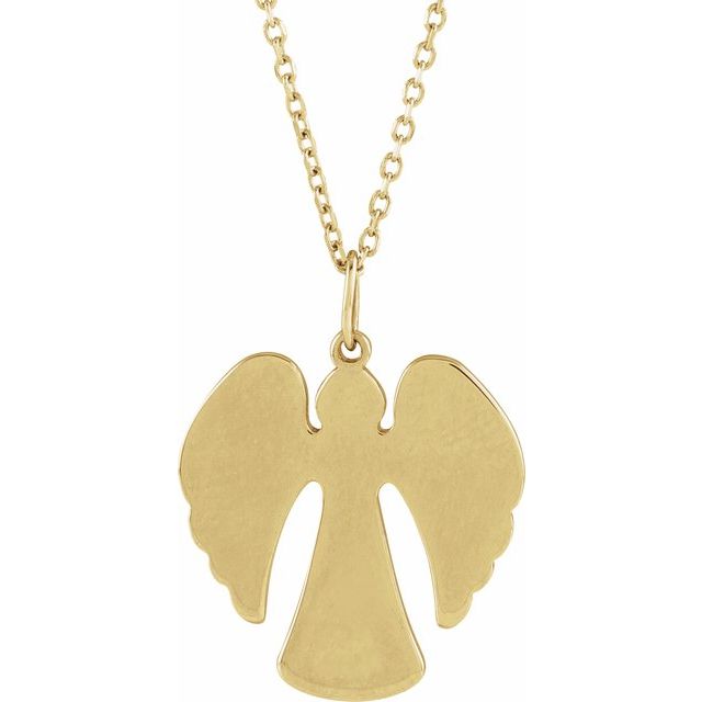 14K Yellow Angel 16-18" Necklace