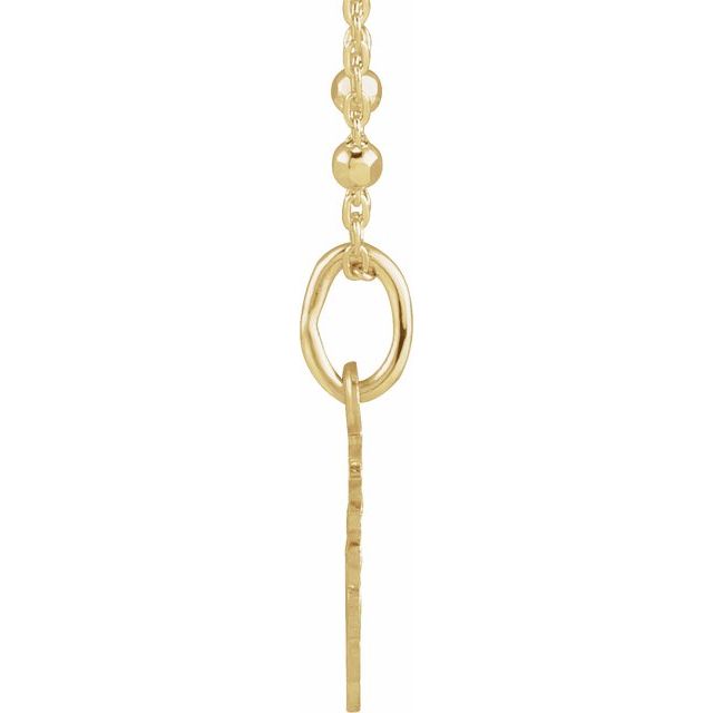 14K Yellow Cherub 18" Necklace