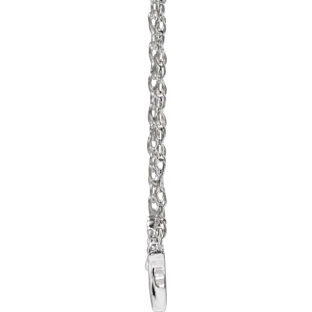 Sterling Silver Cherub 16" Necklace
