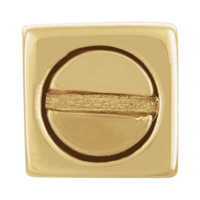 14K Yellow Gold-Plated Sterling Silver Ash Holder Bar Pendant