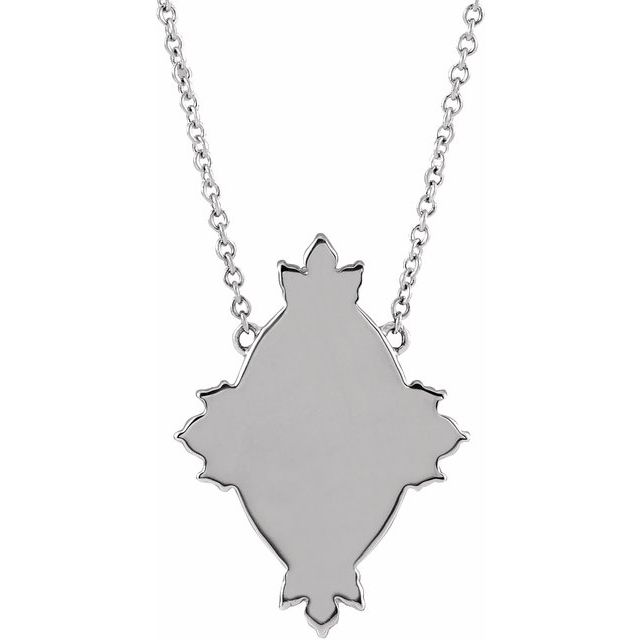14K White 1/5 CTW Natural Diamond Miraculous 16" Necklace
