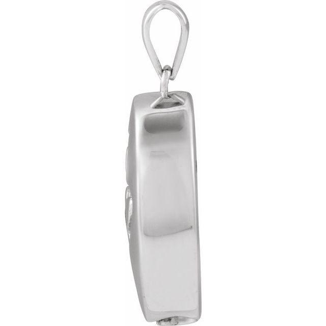 Sterling Silver Cat Ash Holder Pendant