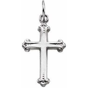 14K Yellow Cross 18" Necklace