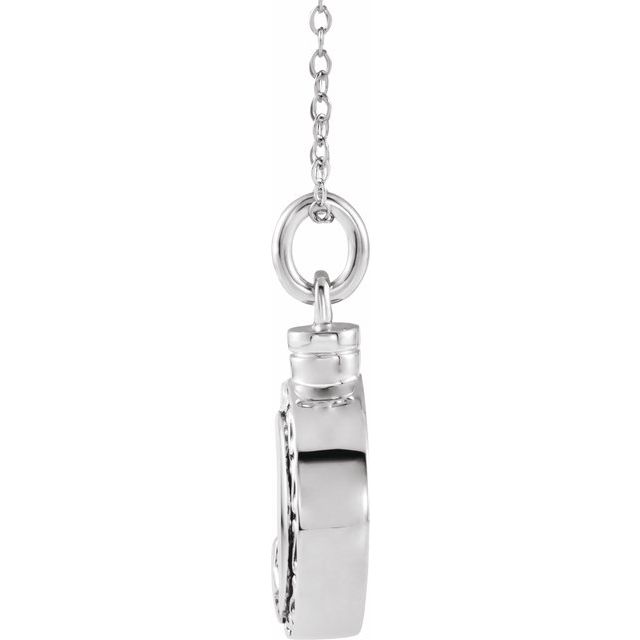 Sterling Silver So Far But Yet So Close Ash Holder 18" Necklace