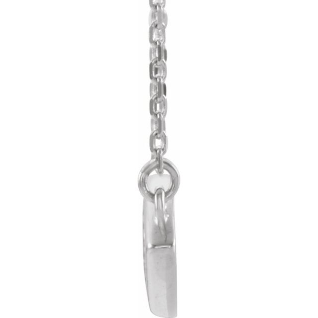 Sterling Silver Evil Eye 16" Necklace