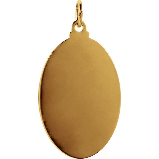 14K Yellow 23.5x16 mm St. Joseph Medal