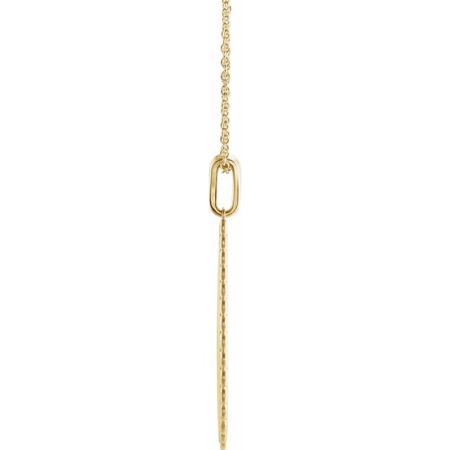 14K Yellow Trust in The Lord 16-18" Necklace