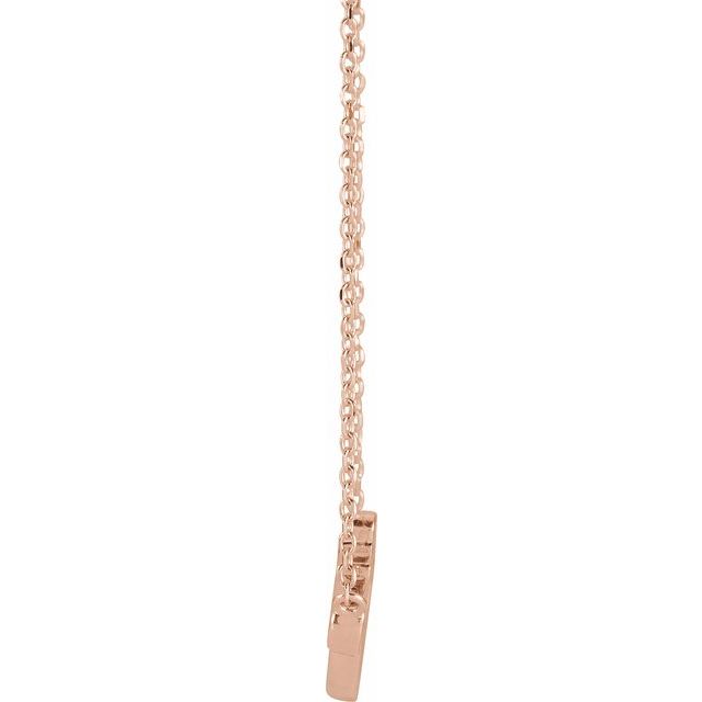 14K Rose Faith 18" Necklace