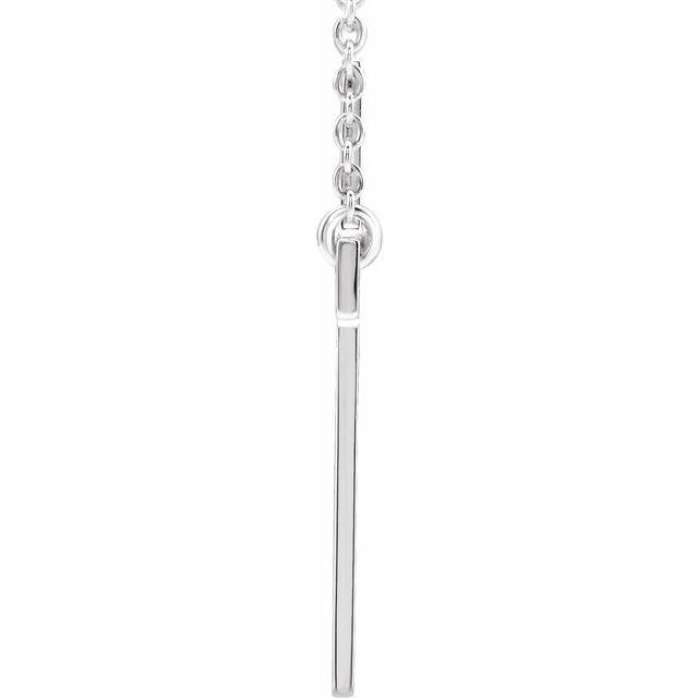 Sterling Silver Cross 16" Necklace