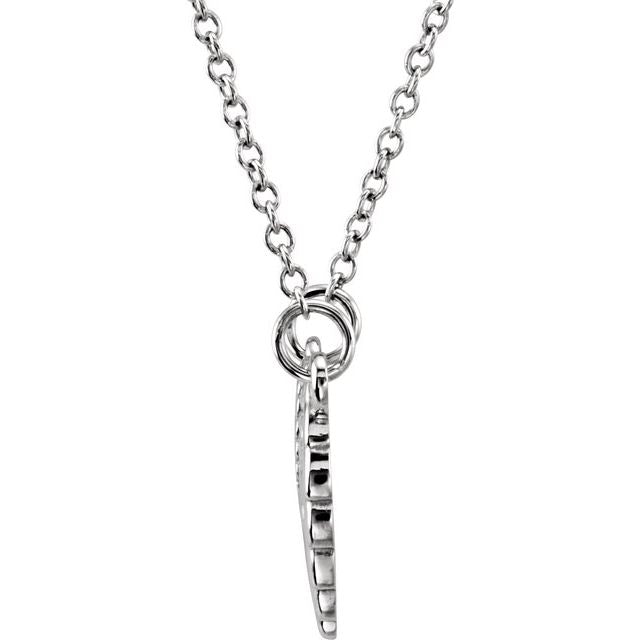 Sterling Silver Tiny Posh® Angel Wings 16-18" Necklace