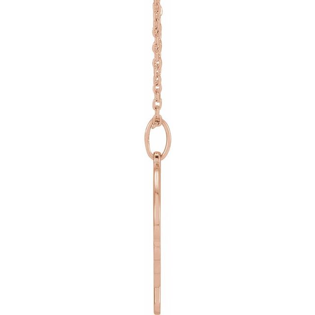 14K Rose Angel 16-18" Necklace