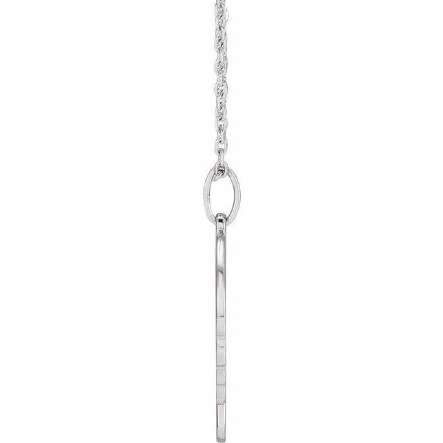 Sterling Silver Angel 16-18" Necklace