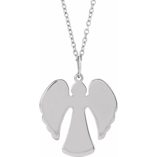 Sterling Silver Angel 16-18" Necklace
